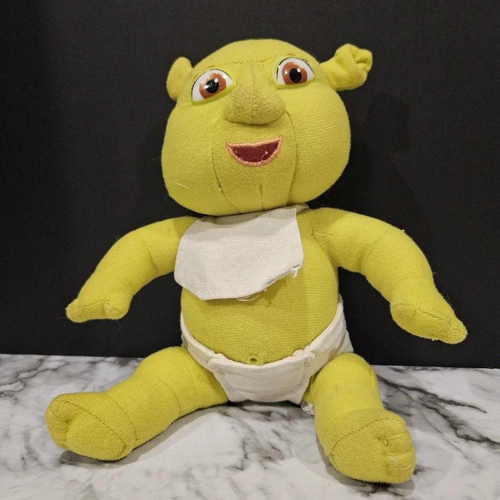 DreamWorks Shrek Baby Ogre & Donkey Plush‎ Bundle 2010 Stuffed Animals